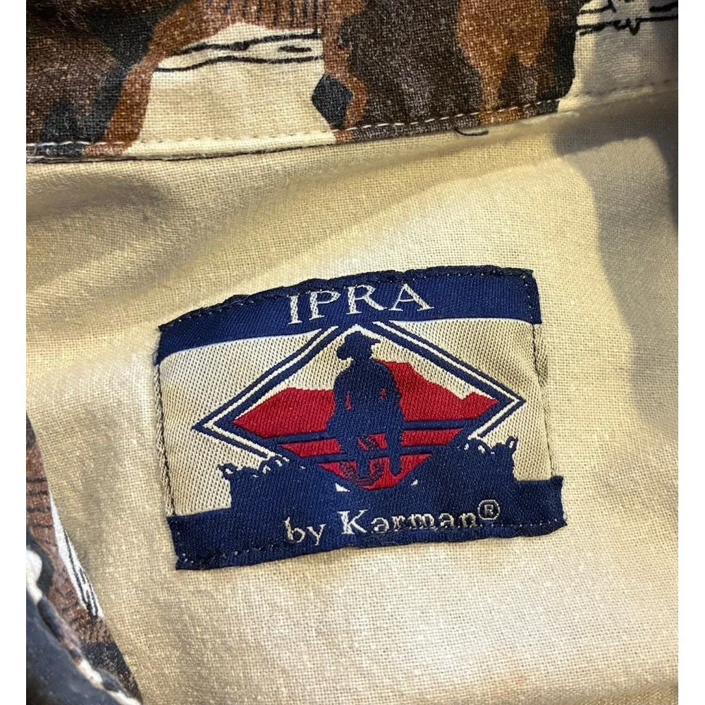 International Pro Rodeo Association By Karman Western‎ Rodeo Button Up - Picture 5 of 6